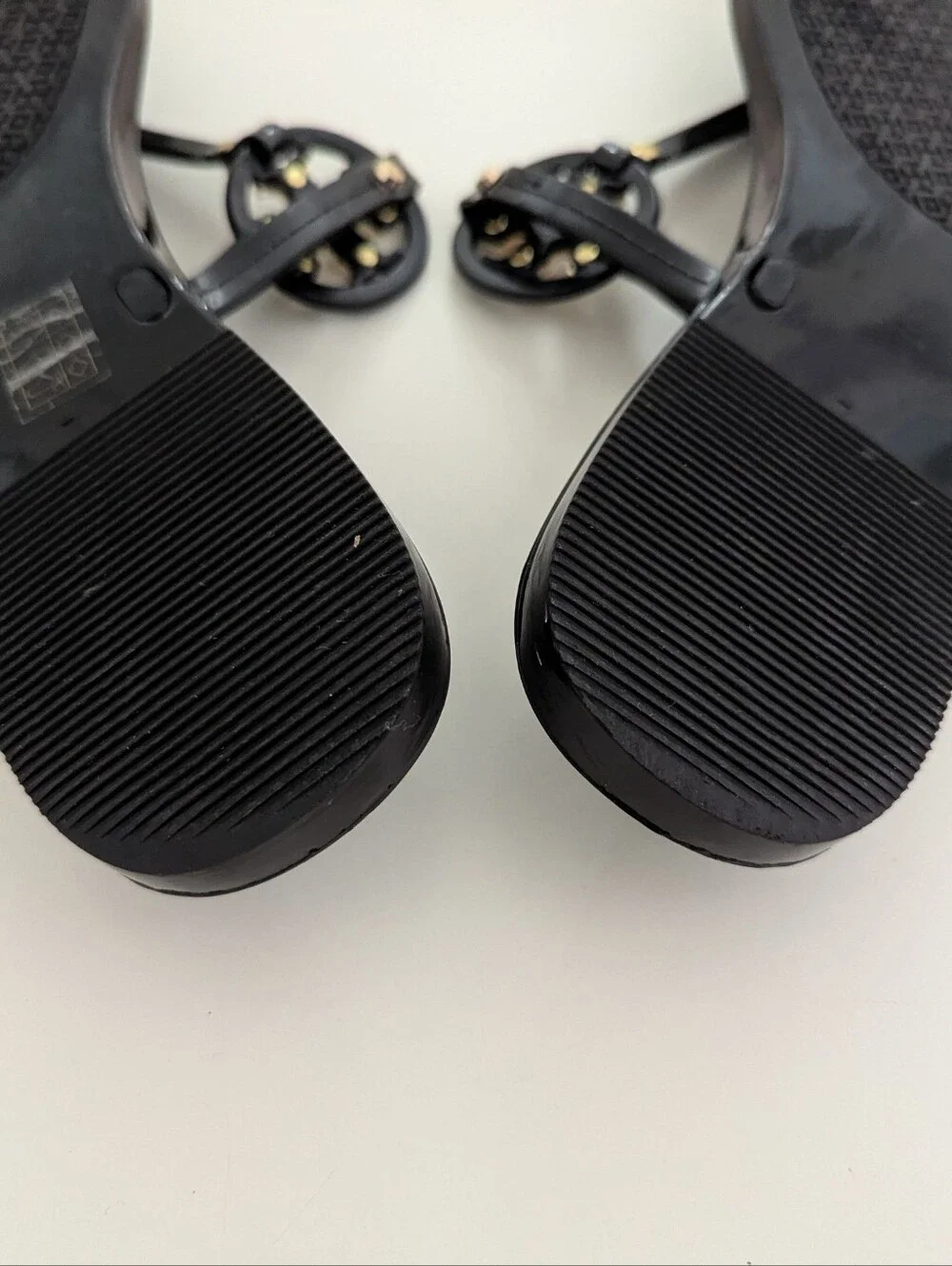 GUC! Tory Burch Mini Miller Sandal In Black Size 7